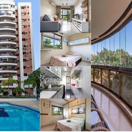 Novidade 2 Quartos Frente Ao Parque Olimpico, Varanda, Piscina, Estacionamento, Sauna, Wi-Fi, 6 Pessoas